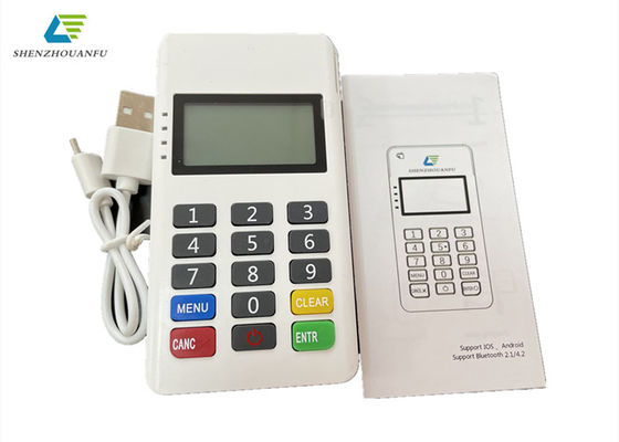 Wi-Fi সংযোগ মিনি POS টার্মিনাল হোয়াইট স্কোয়ার পয়েন্ট অফ সেল টার্মিনাল